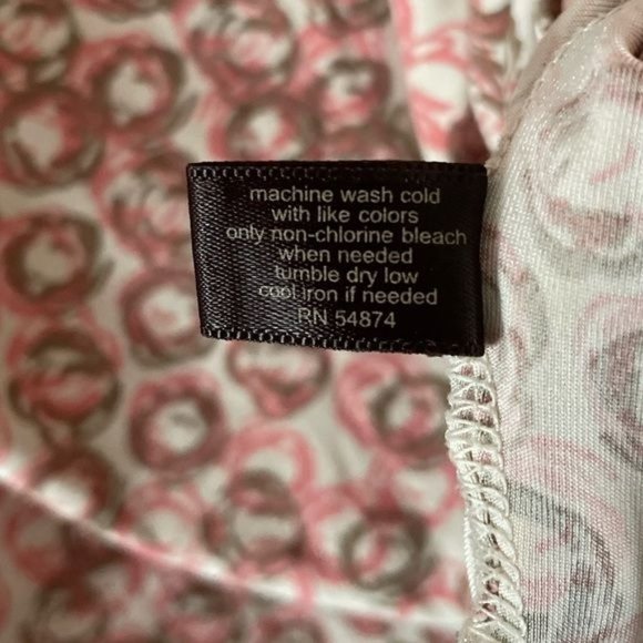 The Limited Cream & Pink Circle Print Blouse, Sz Medium - Picture 8 of 16